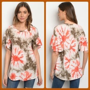 A Girl Thing top new with tag.  Tie Die lo…
